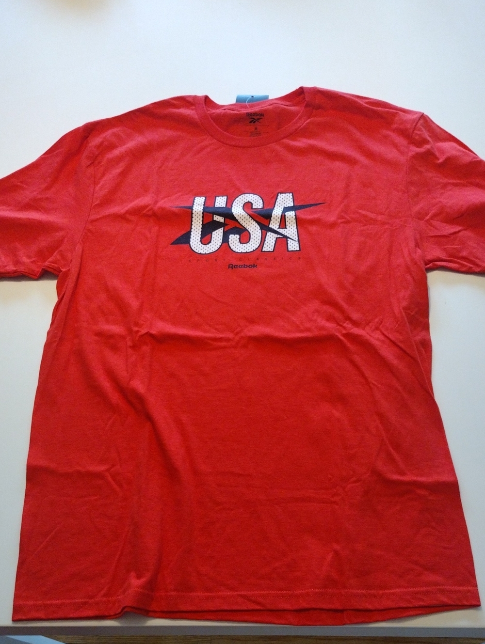 Reebok Red USA Graphic Short-Sleeve Tee. ( BOGO)